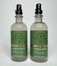 2 NEW Bath  Body Works EUCALYPTUS SPEARMINT Stress Relief Essential Oil Mist
