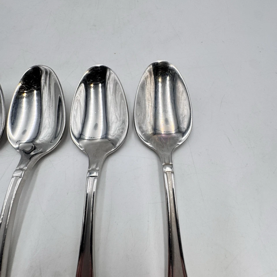 Oneida Granate Satinado 18/10 Cucharaditas Cucharaditas Acero Inoxidable China 6 1/4" Juego de 4 Foto 4 de 4