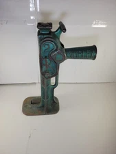 Vintage / Antique Simplex #2 2 Railroad Jack 10 Ton Capacity Cast Iron Green USA