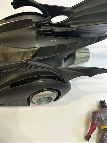 Vintage 1995 Kenner Batman Forever Elec. Batmobil komplett mit Figur Val Kilmer - Bild 9 von 21