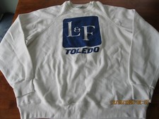 LEHN & FINK Toledo 3XL Ohio VINTAGE LEE SWEATSHIRT USA MADE WHITE