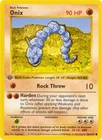 Pokemon Base Set Common Onix #56 [1st Edition]