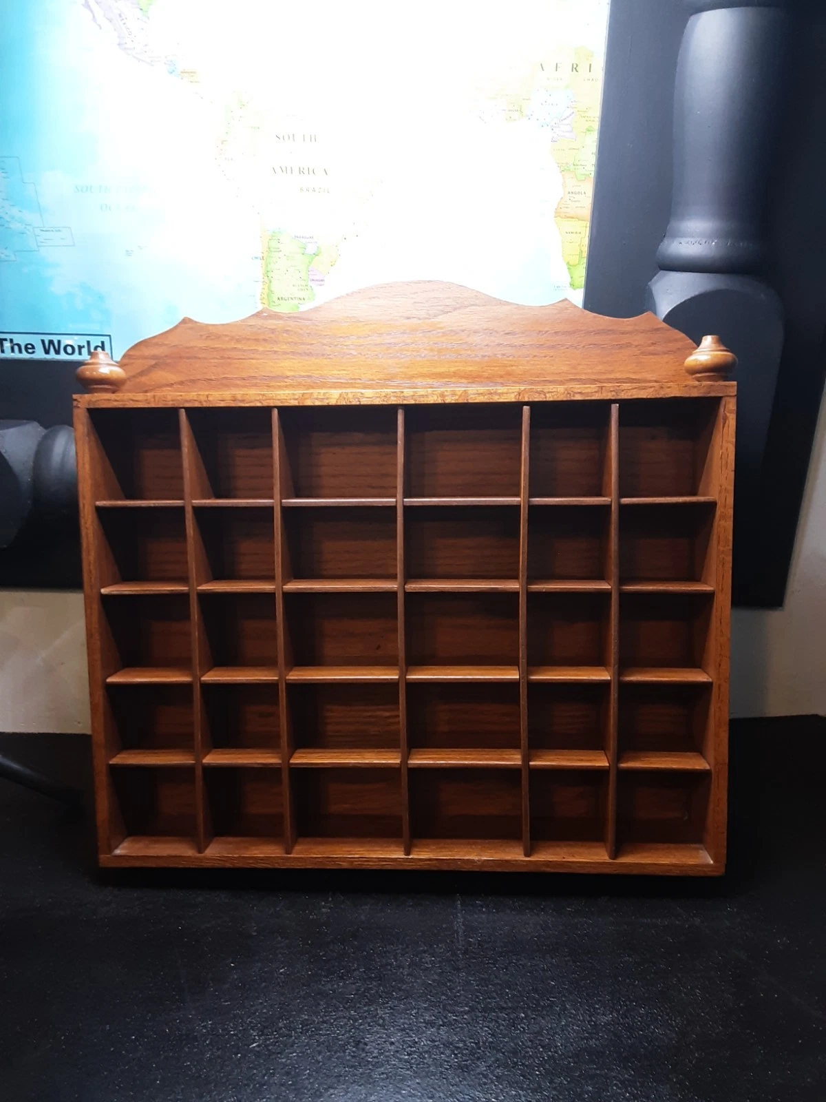 30 Square Wood Vintage Shelf
