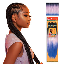 X-Pression Prestretched Braiding Hair - 3X Braid 58 Inch All Kanekalon Flame Ret