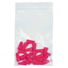 Zoro Select 5Cng8 Reclosable Poly Bag Zipper Seal 12" X 9", 2 Mil, Clear, Pk1000