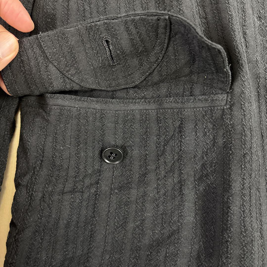 Japan Used Fashion] Barassl Black Striped Tailored Jacket