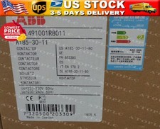 1pc New ABB A185-30-11 Contactor 24V、110V 50Hz / 110-120V 60Hz、220-230V