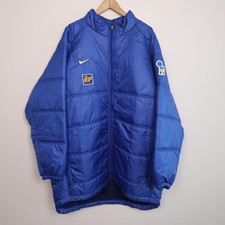 Vtg Nike Italia Overcoat Jacket Mens XL Made ...
