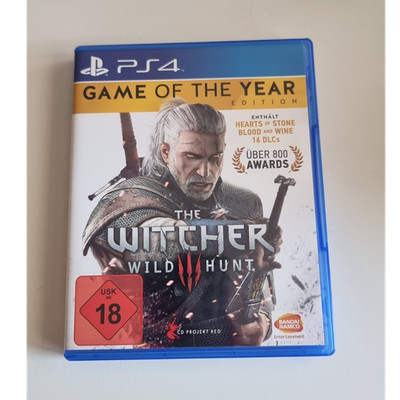 BANDAI NAMCO The Witcher 3 Wild Hunt PS4 PAL Rollenspiel USK 18 GOTY DLCs