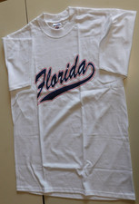 Florida T-Shirt Short Sleeve 34" Chest VTG 1990's JerZees Brand Screenprint