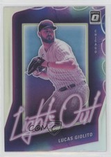 2021 Panini Donruss Optic Lights Out Holo Prizm Lucas Giolito #LO8 0m0a
