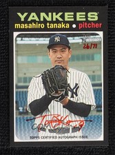 2020 Heritage High Number Special Edition Red Ink 26/71 Masahiro Tanaka Auto rx2
