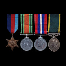 84th Searchlight Regiment Royal Artillery Battery Sergeant Major WW2 Medal Group