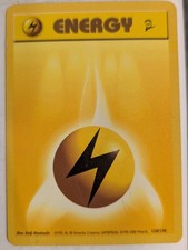 Lightning Energy 128/130 - Base Set 2 Pokemon Card
