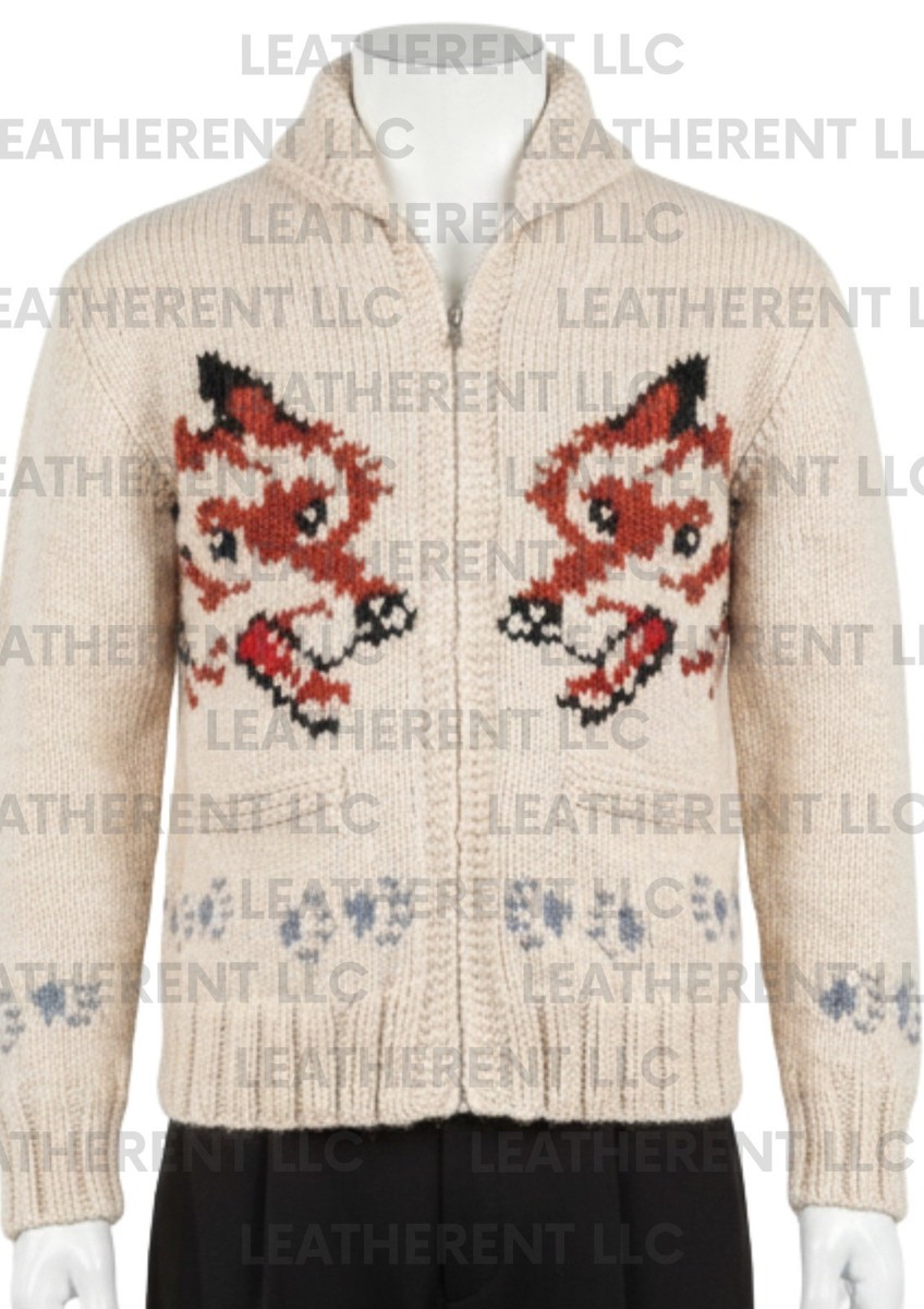 Wolf Knit Cardigan Mary Maxim Inspired Project Hail Nordic