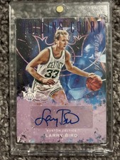 2021-22 Panini Court Kings Signatures Larry Bird Auto /35 Holding Court #HC-LBD