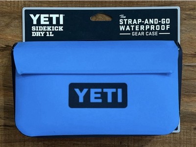 YETI Sidekick 1L Big Wave Blue Waterproof Dry Gear Case for sale