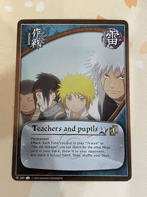 Naruto CCG, Teachers and pupils, 383, 1st Edition, LP, Foil