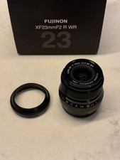 Title - Fujifilm Fuji XF 23mm f2.0 R WR Lens - Hardly Used - Boxed