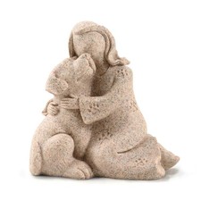 Love My Dog Figurines Statues, Angel Friendship Remembrance Gifts, Sculpted H...
