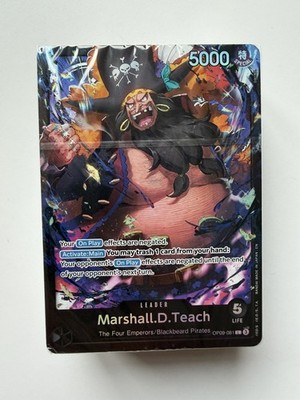 Starter Deck 27: BLACK Marshall.D.Teach ST27 One Piece TCG OP09-081