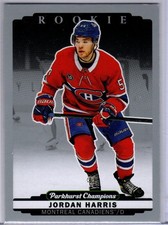 2022-23 Parkhurst Champions Jordan Harris Silver Rookie Card # 300. rookie card picture