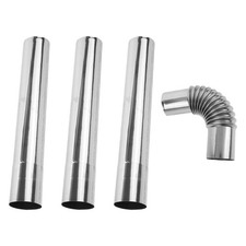 Tubo stufa a legna 4 pezzi