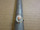 VINTAGE STERLING SILVER BLISTER PEARL RING SIZE 8.5