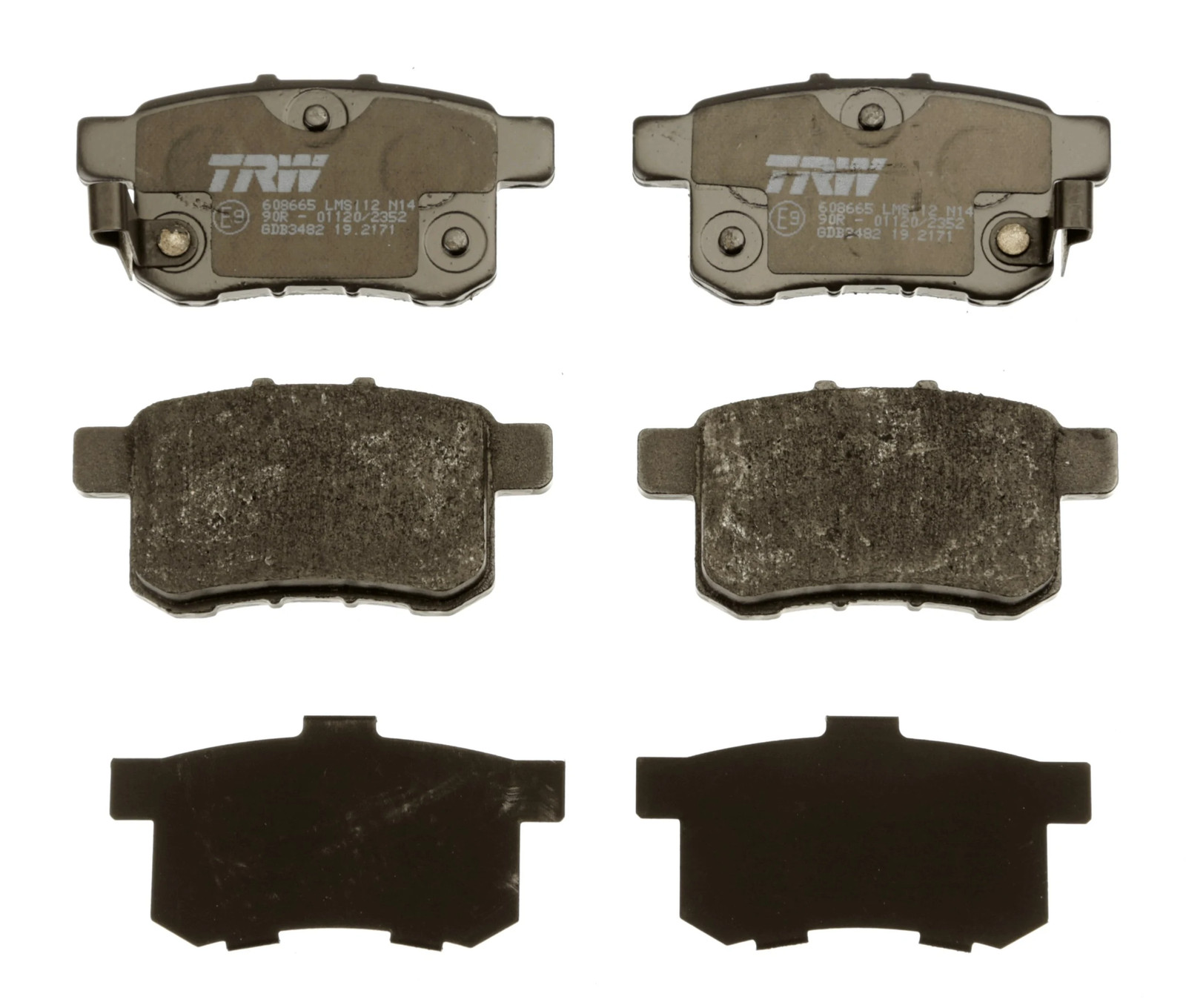 Plaquettes de frein TRW GDB3482 pour stopper les sifflements OE 43022