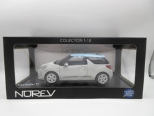 1/18 Norev Citroen DS3 Mini Car White x Light Blue