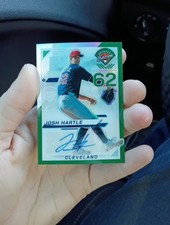 2025 Panini Prospect Edition Josh Hartle Green Prizm Auto RC Cleveland