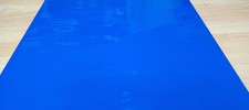 Qualitäts Bügelfolie Bespannfolie HELLEN - BLAU 1,00 x 0,64 m