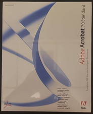 NEW SEALED Adobe Acrobat 7.0 Standard Macintosh Mac PDF Software 2004