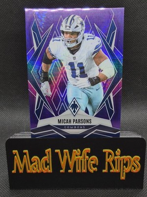 2025 Panini Phoenix Micah Parsons #84 Purple Pulsar /249 - Cowboys / Packers