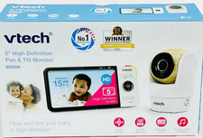 VTech VM928HD 5" High Definition Pan  Tilt Baby Monitor White 720p HD Video