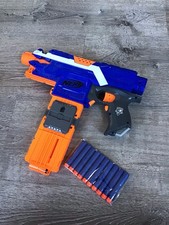 NERF N-Strike Elite battle Blue Orange Stryfe dart blaster Tested  Clip  Darts