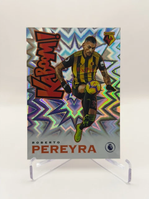 2019 Prizm Premier League Roberto Pereyra KABOOM! /SSP Watford Case Hit #K-15