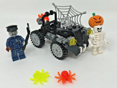 100%complete The ZOMBIE Car Monster Fighters #40076 lego Halloween