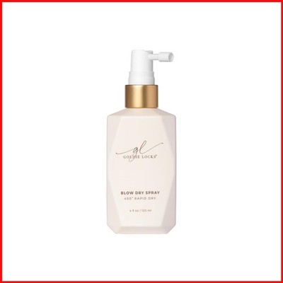 Goldie Locks Blow Dry Spray - 450°F Heat Protection And Frizz Control - 4 Fl Oz