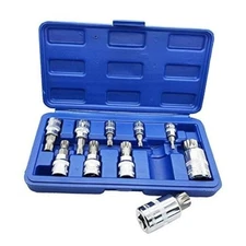 XZN Triple Square Spline Bit Socket Set 12 Point Tamper Proof 1/2 1/4 and 3/8 