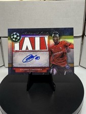 2020-2021 Topps Museum Collection Eduardo Camavinga RC Auto Jumbo Relic /25