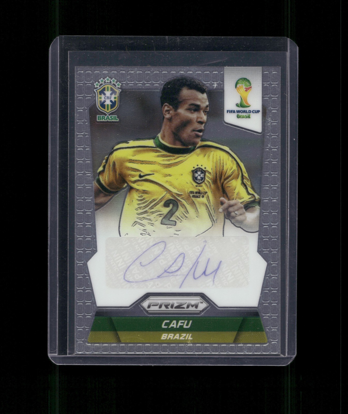 2014 Panini Prizm World Cup Cafu #S-CA Signatures Auto Brazil