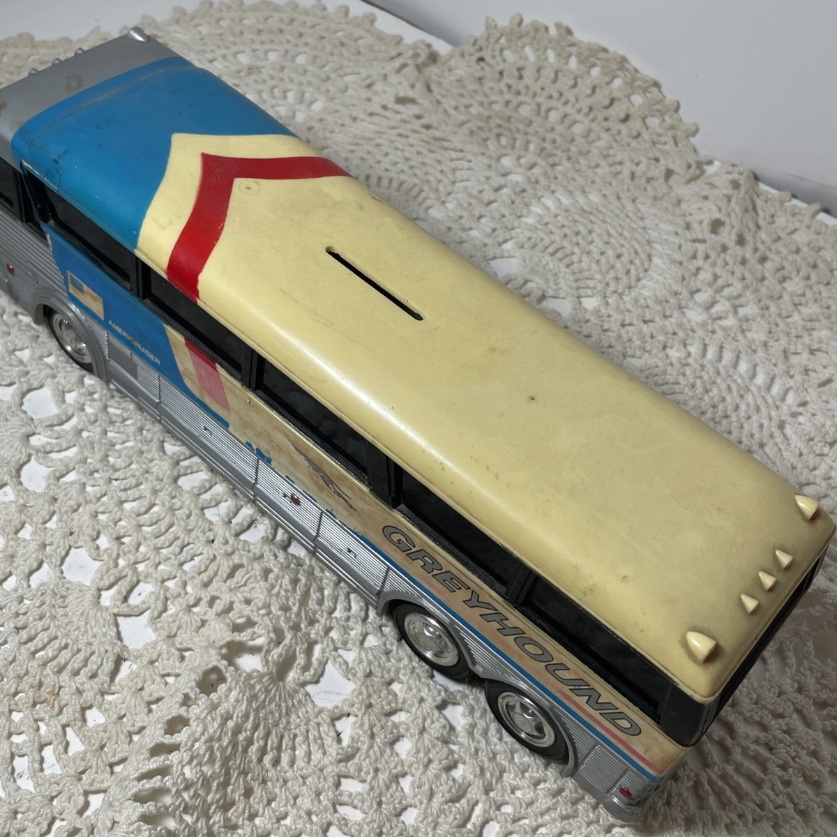 Vintage Greyhound AMERICRUISER Plastic Bus Bank 1976 | eBay