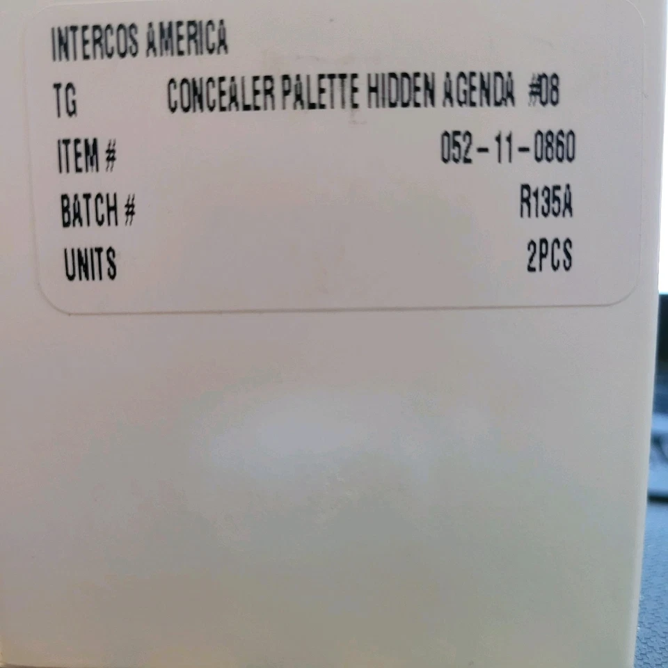 Sonia Kashuk Hidden Ajenda Corrector Paleta Med 08 Descatalogado Difícil de Encontrar 2 por caja Foto 3 de 3