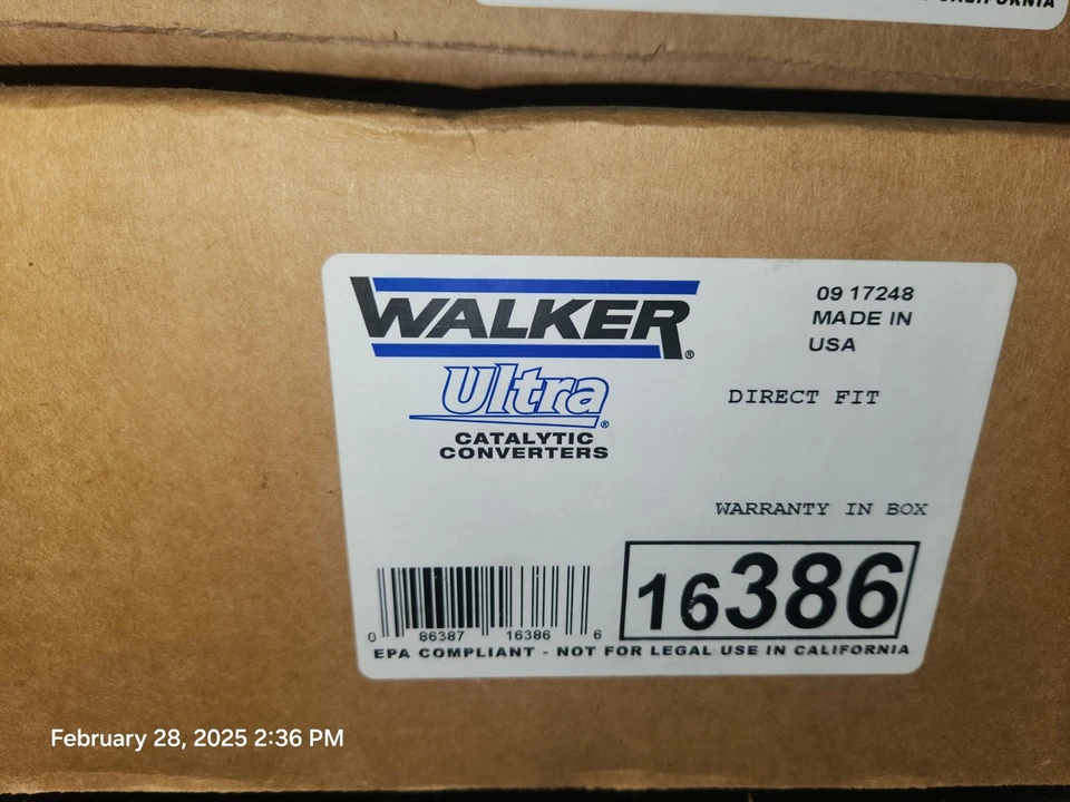Conversor catalítico-EPA Walker 16386 - Imagem 2 de 2
