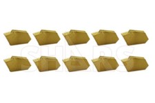 Shars 10 Pcs GTN-3 Tin Coated Carbide Cut-Off & Grooving Insert New !{
