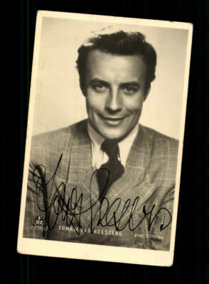 Johannes Heesters FBZ autograph card original signed + F 5983