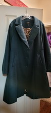 Torrid Faux Melton Button Front Midi Coat Size 3