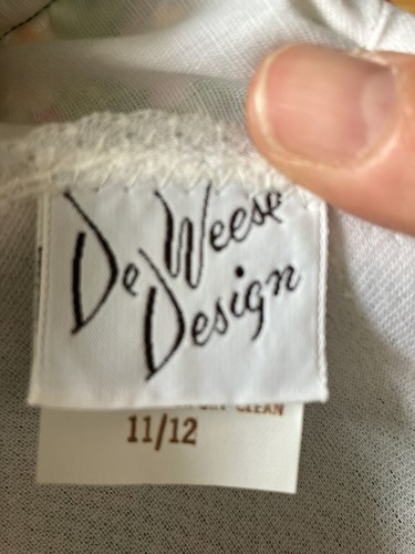VTG 1970’s De Weese Design Cotton Floral Midi Sundress Swimwear Hollywood Beachy - Picture 9 of 21