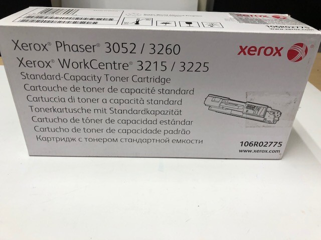 Xerox 106R02775 Black Toner Cartridge Genuine Original OEM - Lot of 2 ...